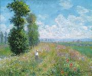 Claude Monet Monet Meadow-with-Poplars-Homepage Spain oil painting artist